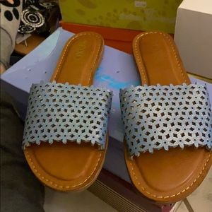 Flats lattice sandals